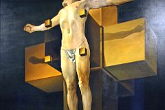 Top Met Paintings After 1860 10 Salvador Dali Crucifixion (Corpus Hypercubus)